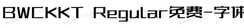 BWCKKT Regular免费字体转换